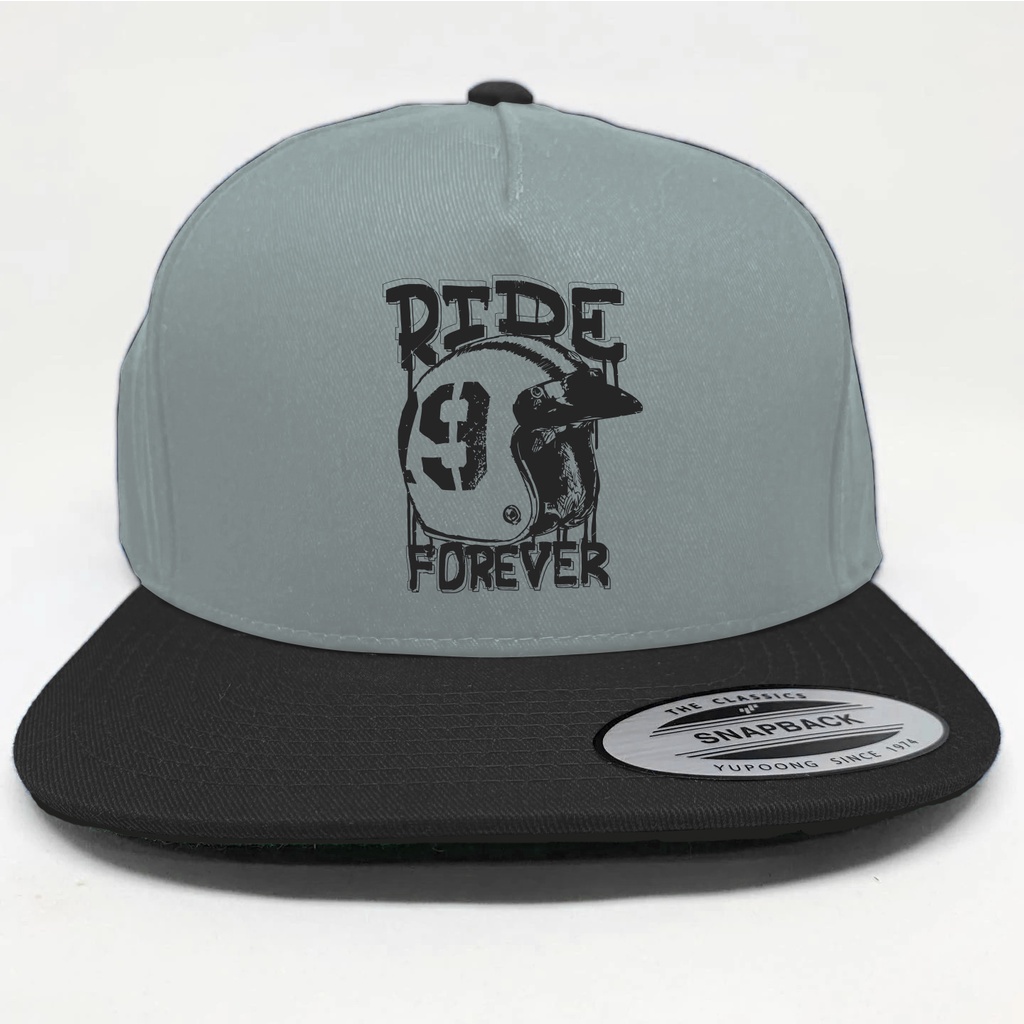 CAMOE Racing Ride Forever Classic หมวก Snapback มอเตอร์ไซค์