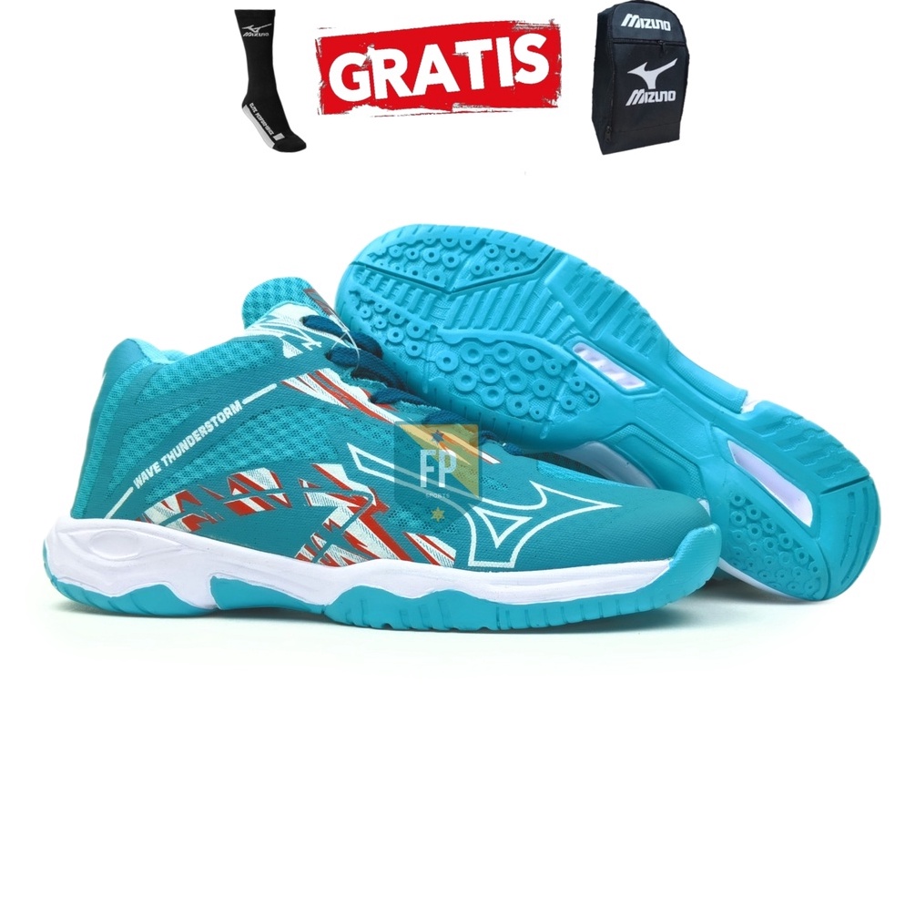 ภัยคุกคาม!. Mizuno Wavestorm รองเท้าวอลเลย์บอล Thunderstorm รองเท้าวอลเลย์บอล mizuno ล่าสุด mizuno ร