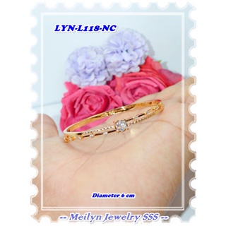 Lyn-l118-nc สร้อยข้อมือ กําไลข้อมือ ชุบทอง Meilyn แบรนด์แท้