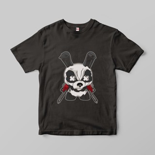 เสื้อผ้าเด็กผู้ชาย - เสื้อยืดแขนสั้น พรีเมี่ยม (1-9 ปี) ลาย ANGRY PANDA สําหรับเด็กผู้ชาย และเด็กผู้หญิง