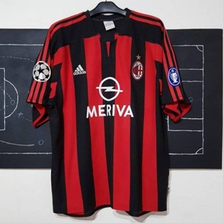 เสื้อกีฬาแขนสั้น ลายทีม AC MILAN 2003