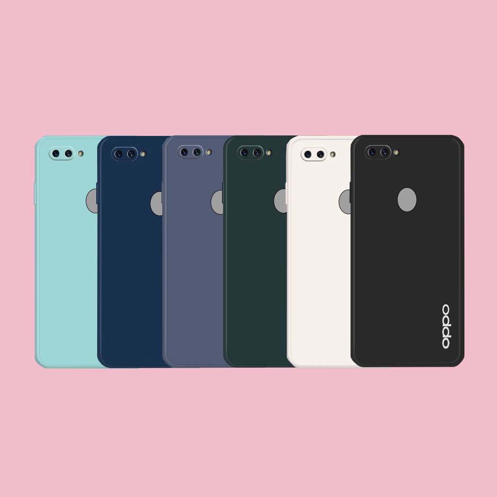 TPU อย่างเป็นทางการซิลิโคนเหลวสําหรับ OPPO A5S A7 A12 A12S A3S A12E A91 A31 A8 A59 A59S Realme C1 F1