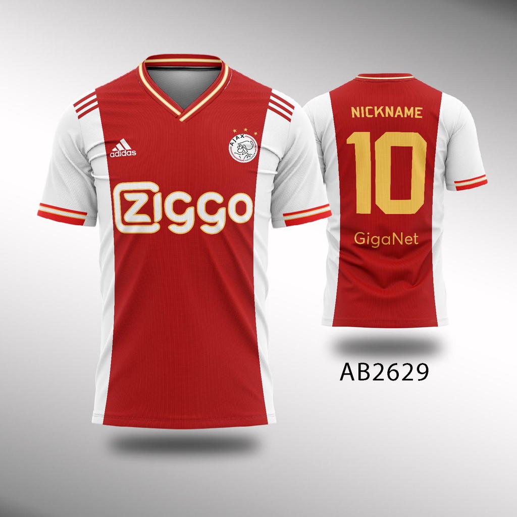 เสื้อฟุตบอล Ajax Amsterdam 2023 - Home Fullprint AB2629