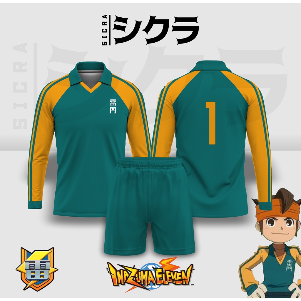 Inazuma Eleven Anime เสื้อผู้รักษาประตู Paimon Soccer Club คอสเพลย์บอลมังงะ