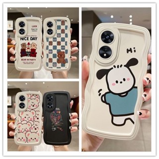 เคส vivo V15 Y91C Y91i Y1S เคส vivo สไตล์คลื่น น่ารัก การ์ตูน กันกระแทก