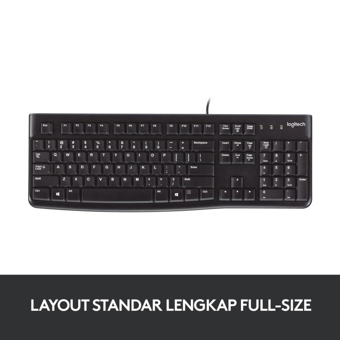 คีย์บอร์ดสาย Logitech K120 Usb Keyboard / คีย์บอร์ด K 120 ดั้งเดิม