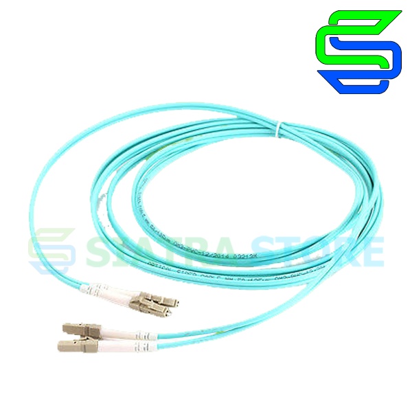 OM3 Duplex LC- LC สายแพทช์/OM3 Fiber Optic PatchCord 5-60M