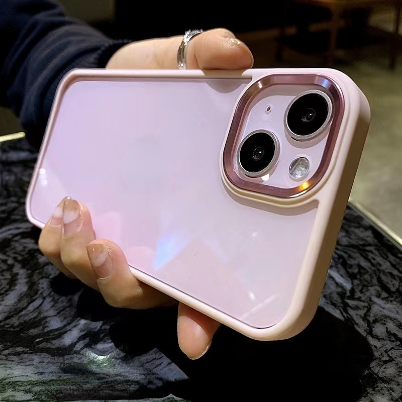 เคสโทรศัพท์ สําหรับ for iPhone 15 14 11 12 13 Pro Max 6 7 8 Plus X XR XS MAX SE2020 SE2022 การป้องกันเลนส์ กันกระแทก TPU