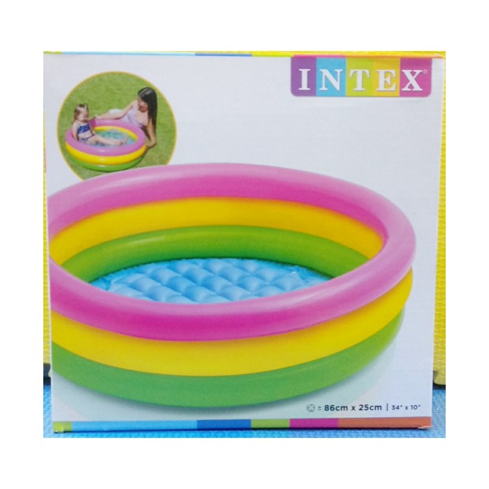 สระว่ายน้ําเด็ก Rainbow Sunset Glow 58924