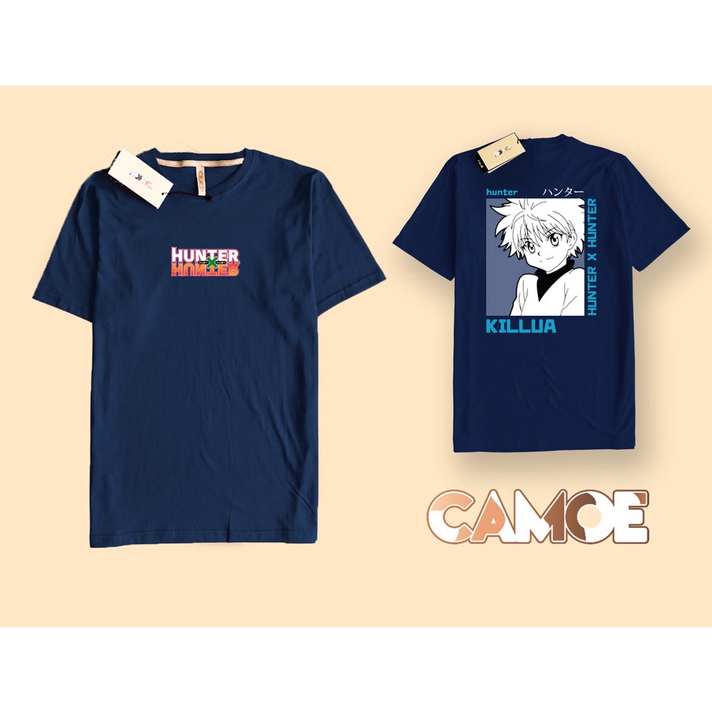 Hunter x Hunter Killua Japan เสื้อยืดด้านหน้าและด้านหลัง