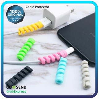 ตัวป้องกันสายเคเบิล iPhone iPad Macbook Twist Cable Protector Saver