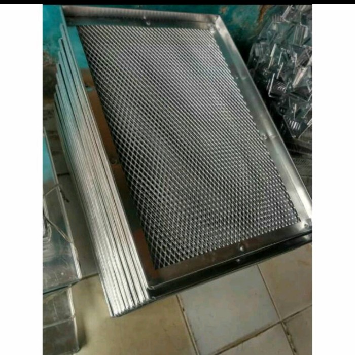 60X40 Donut Oil Drainer Mesh Pan