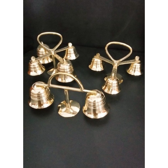 MISDINAR BRASS BELL WITH BRANCH MOTIF 2, 3, 4 ชิ้น