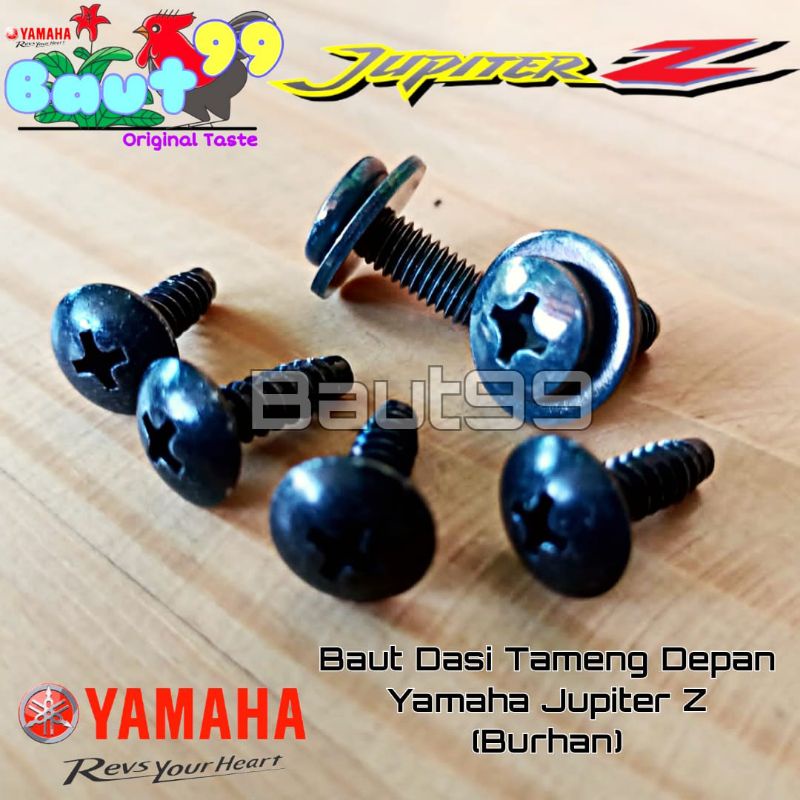 Baut set dasi/tameng depan Yamaha Jupiter Z Burhan