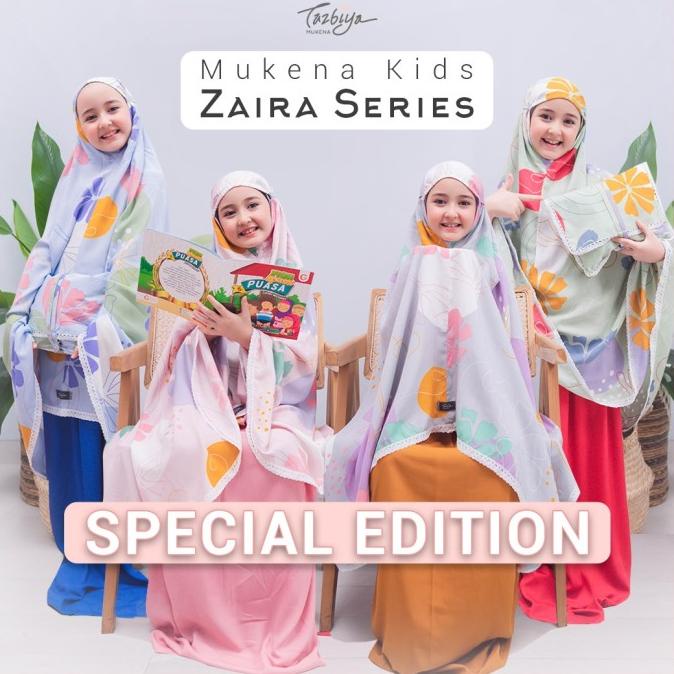 Mukena TAZBIYA MUKENA KIDS ZAIRA SERIES ทุกขนาด