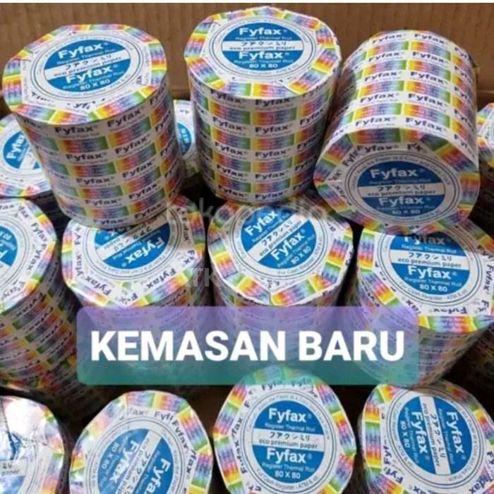 ม้วนกระดาษเทอร์มอล Fyfax 80X80