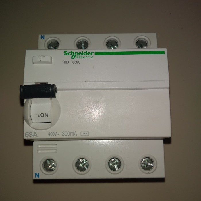 Elcb Rccb Rccb 4P 63A 300Ma Schneider สินค้าขายดี!!