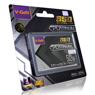 ไดรฟ์โซลิดสเตท SSD V-GeN 512GB SATA lll