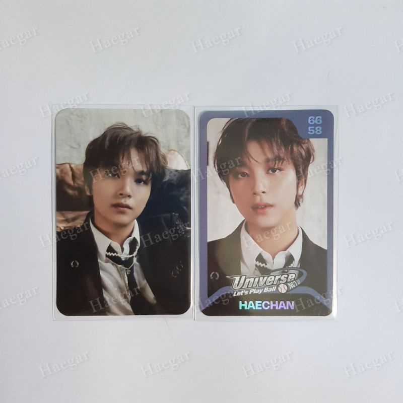 Photocard haechan nct u จี้สร้อยคอ lpb tc จักรวาล lets play ball
