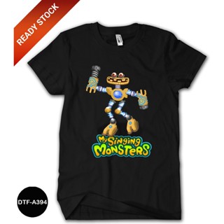 เสื้อยืด ผ้าฝ้าย พิมพ์ลาย My Singing Monsters สําหรับเด็ก 24s DTF-A394