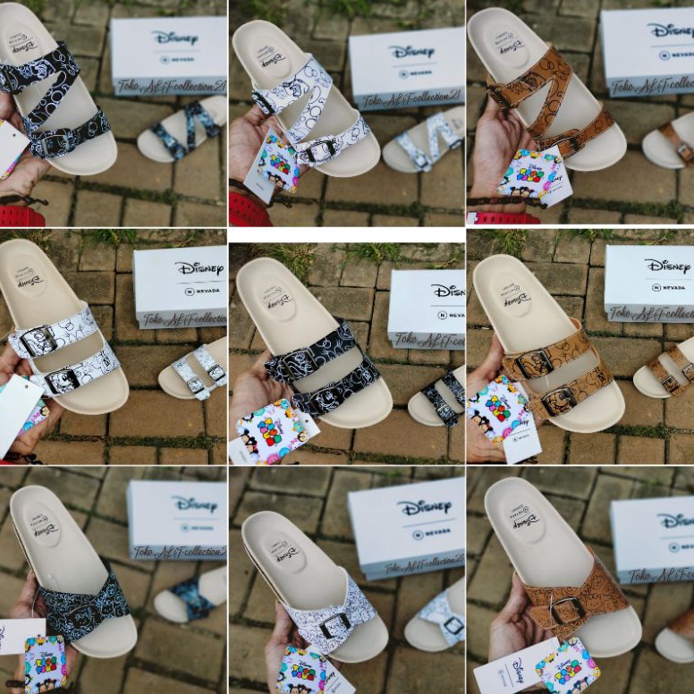 หุ้นล่าสุด DISNEY NEVADA SANDALS MIKEY MOUSE MOTIF