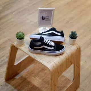 มูราอาห์.. Vans Low Blackwhite OG รองเท้าผ้าใบลําลอง สีดํา สีขาว เกรด Ori Sepatu