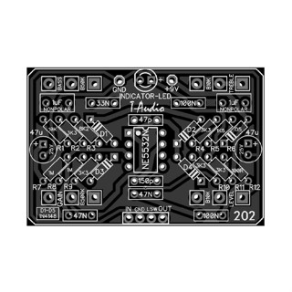 T-audio PCBFX-202 เอฟเฟคกีตาร์ PCB DIY