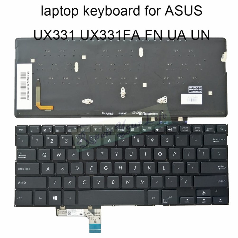 คีย์บอร์ด Asus Zenbook 13 UX331 UX331u UX331ua UX331un UX331f UX331fa