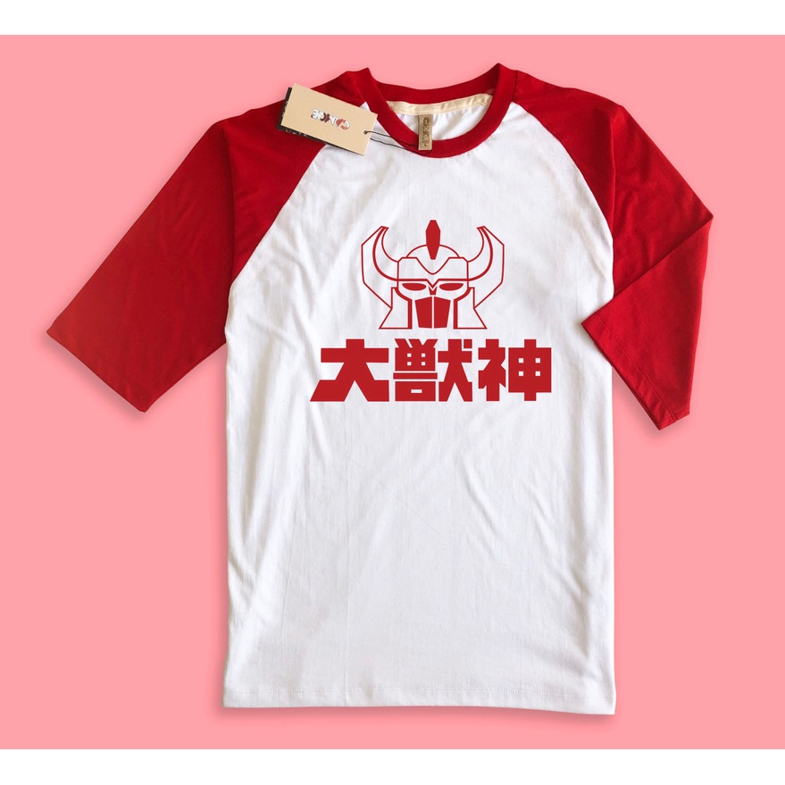 เสื้อยืด Power Rangers Megazord Japan Logo Raglan