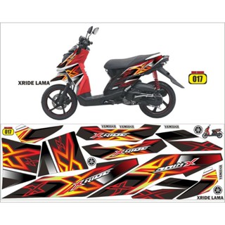 สติกเกอร์ ลาย X-Ride xxx lis Variation Yamaha xride 125 old สําหรับติดตกแต่ง