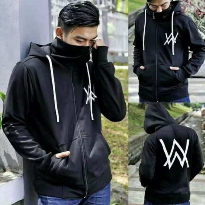 เสื้อแจ็คเก็ตนินจาผู้ชาย Alan Walker - สีดํา, S