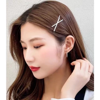 ชุดคลิปโลหะประดับเพชรสังเคราะห์สำหรับผู้หญิง ออกแบบเรียบหรู