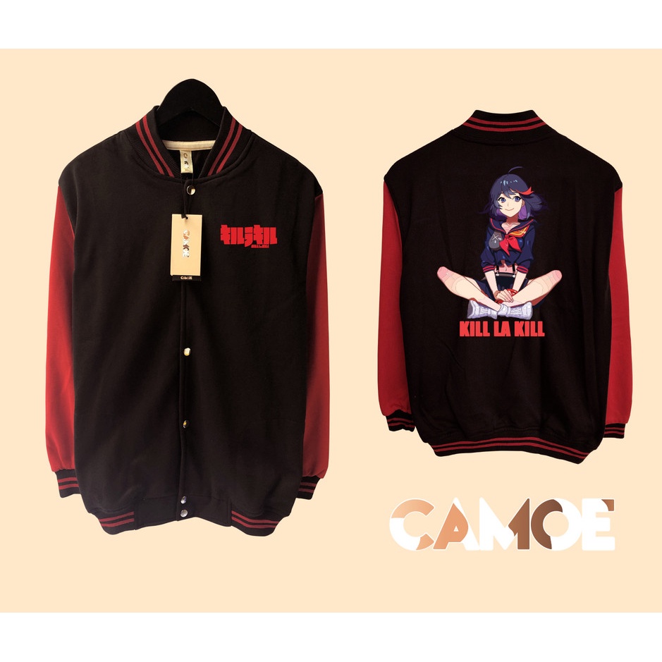 Kill La Kill Ryuko Matoi Anime Varsity Baseball Jacket