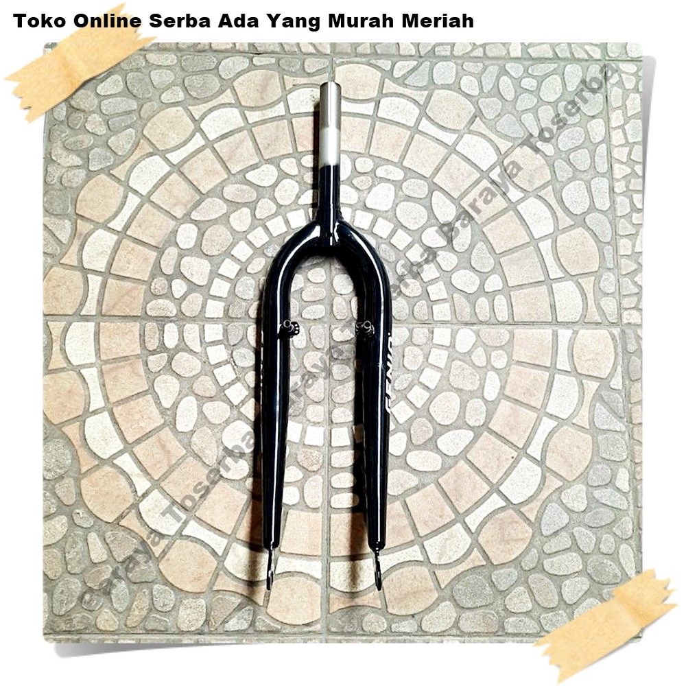 Hitam Mtb BIKE FORK 26" GENIO BLACK IRON 25.4 อะไหล่จักรยาน