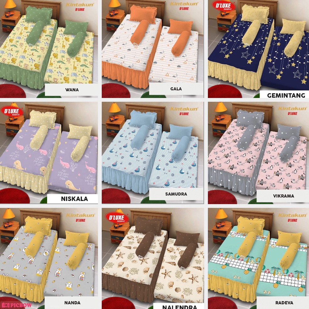 ราคาพิเศษ ผ้าปูที่นอน Sorong 2in1 Kintakun 120 Celestia Aalborg Hawaiian Unicorn Bunny Cactus Zirafa