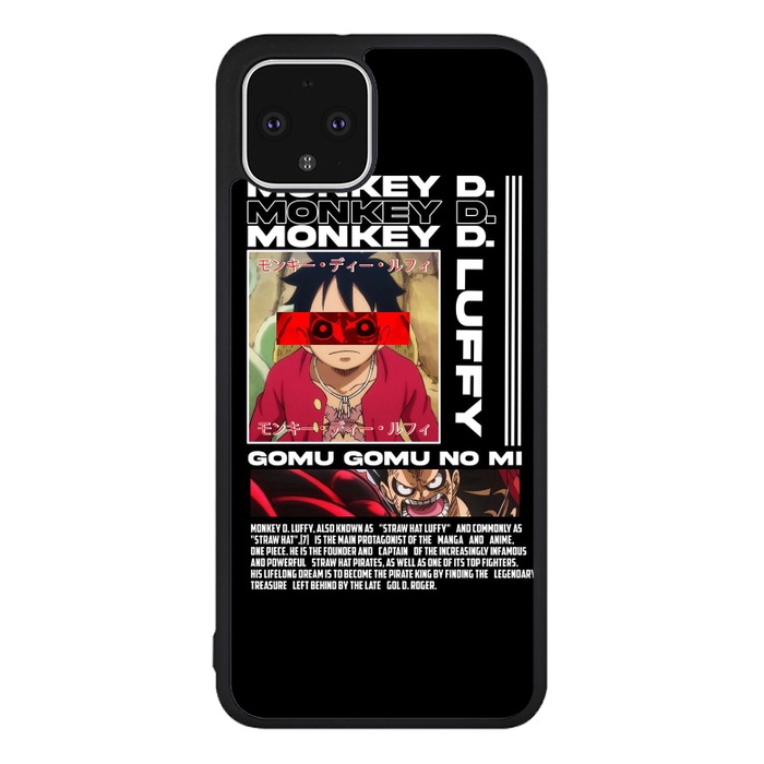 Case Casing Softcase Hardcase Google Pixel 4a 4 5 6a 6 7a 7 Pro XL 5G Monkey D luffy Gomu GOmu No AO