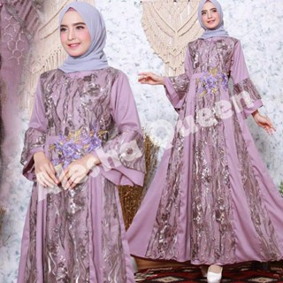 Proven (โมเดลใหม่) JOHRA MUSLIM GAMIS / GAMIS ลายนูน / GAMIS / ลูกไม้ หรูหรา /...,,