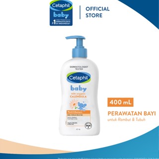 Promo 9.9 Cetaphil สบู่อาบน้ํา และแชมพู สูตรดาวเรือง ออร์แกนิก 400 มล. สําหรับเด็ก