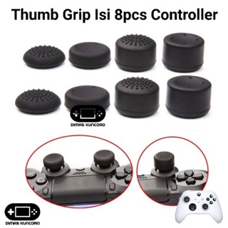 Thumb Grip ประกอบด้วย 8 ชิ้น Xbox 360 ชิ้น คอนโทรลเลอร์ One Series S X อนาล็อก ปุ่มกดนิ้วหัวแม่มือ