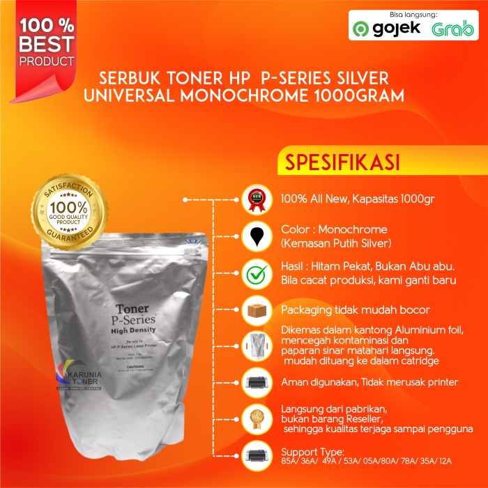 ผงหมึก Silver Mono P-Series ของญี่ปุ่น CF281A X M601 602 603 4555