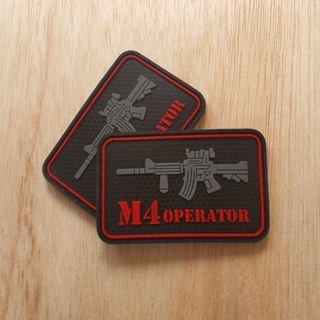 แผ่นปะยางโลโก้ snper m4 operator - velcro อุปกรณ์เสริม