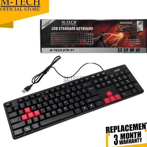 .. M-Tech Standard STK-01 คีย์บอร์ด USB