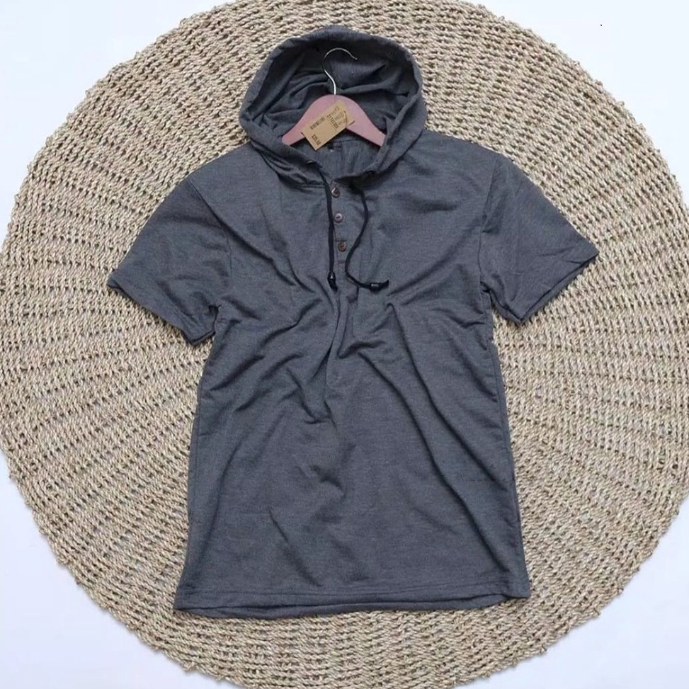 พร้อม!. เสื้อยืดผู้ชาย Hodie ล่าสุด / เสื้อยืด Disstro ร่วมสมัย / เสื้อยืด / เสื้อยืดมีฮู้ด / Plain 