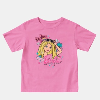 เสื้อยืด พิมพ์ลาย Barbie Be You คุณภาพพรีเมี่ยม สําหรับเด็กอายุ 1 ปี ถึง 12 ปี