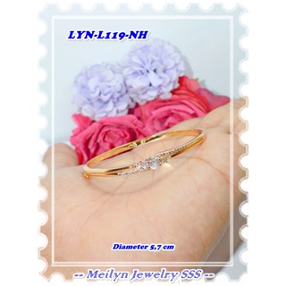 Lyn-l119-nh สร้อยข้อมือ กําไลข้อมือ ชุบทอง Meilyn แบรนด์แท้