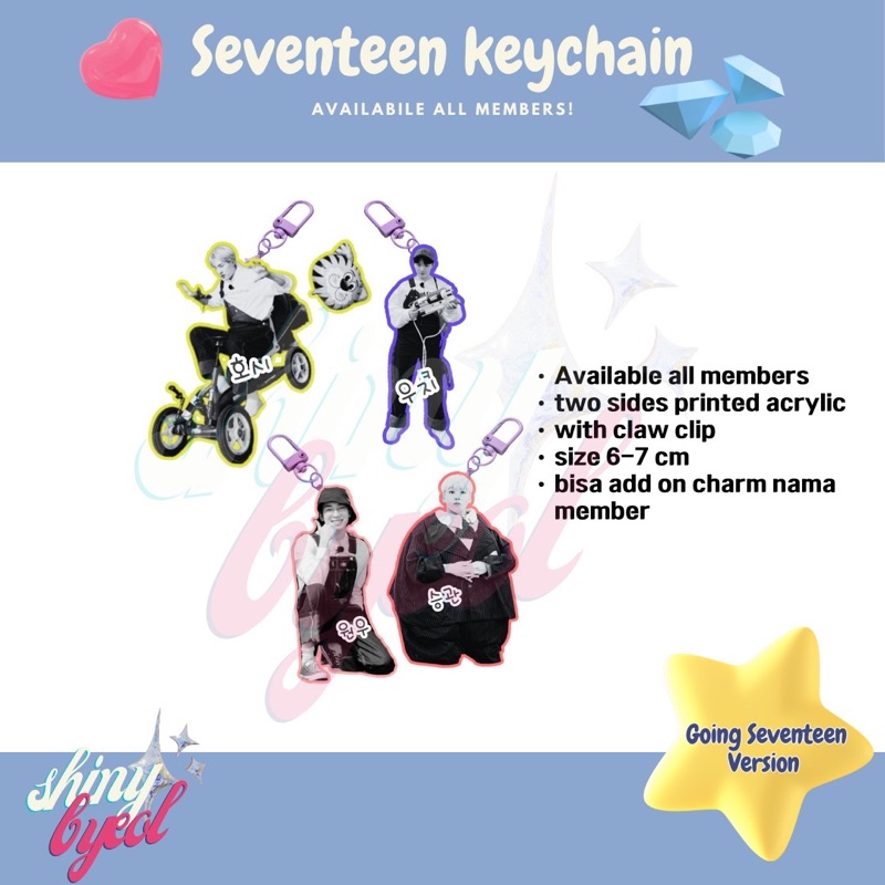 [PO] SEVENTEEN - GOING SEVENTEEN KEYCHAIN MERCH