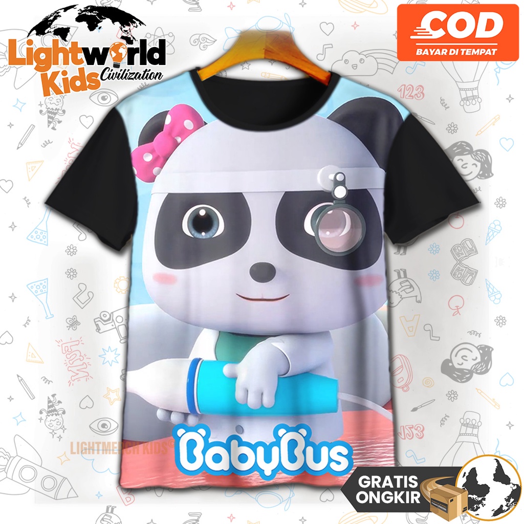 BabyBus Doctor Tooth 3D Printing BabyBus Doctor Tooth เสื้อยืด 3D Printing BabyBus Doctor Tooth สําห