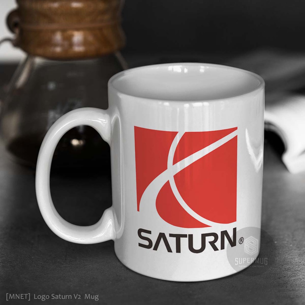 ไอคอนถ้วยเซรามิกโลโก้รถ Saturn Symbol V2