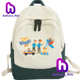 Blippi BACKPACK BLIPPI กระเป๋าเป้สะพายหลัง สําหรับเด็กอนุบาล ประถม