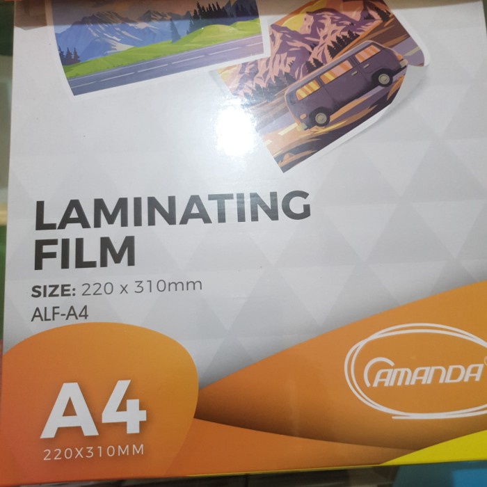 พลาสติกเคลือบ A4 amanda